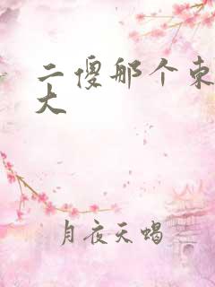 二傻那个东西真大