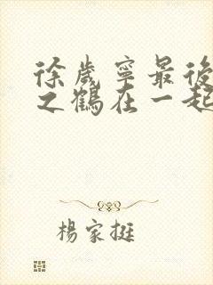 徐岁宁最后和洛之鹤在一起了吗