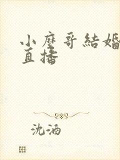 小么哥结婚视频直播