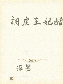 调皮王妃醋王爷