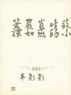 萧严肖晴苏雨溪谭如燕的小说在线阅读