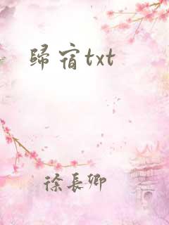 归宿txt