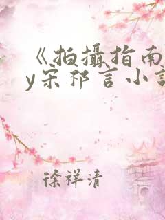 《拍摄指南》by宋祁言小说