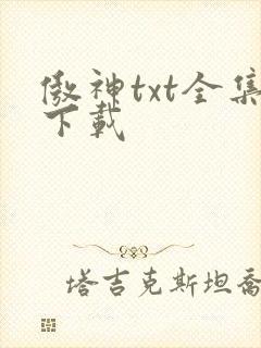 傲神txt全集下载