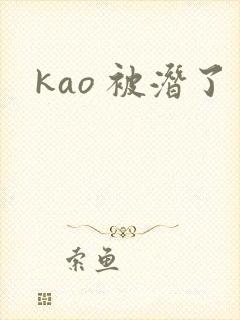 kao 被潜了