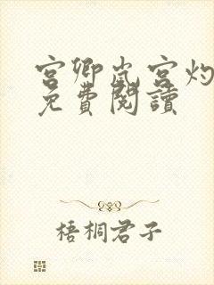 宫卿岚宫灼小说免费阅读