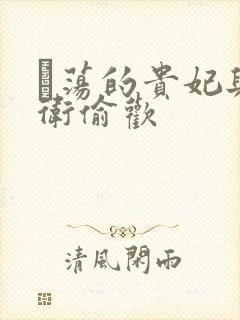 滛荡的贵妃与侍卫偷欢