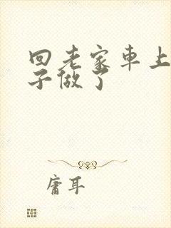 回老家车上和儿子做了