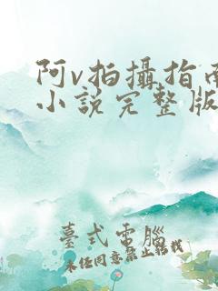 阿v拍摄指南说小说完整版