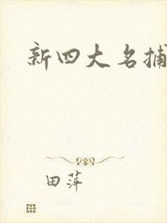 新四大名捕全集