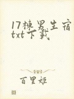 17栋男生宿舍txt下载