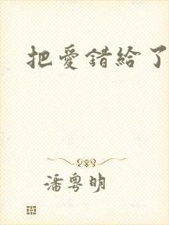 把爱错给了你