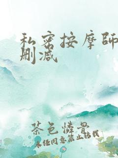 私密按摩师 未删减