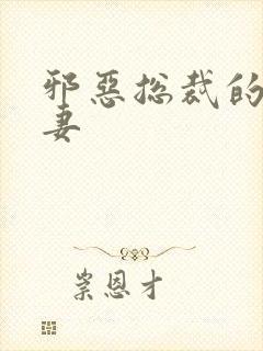 邪恶总裁的娇宠妻
