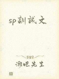 sp训诫文