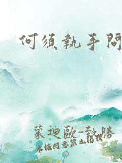 何须执手问年华