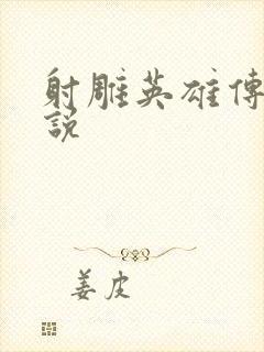 射雕英雄传 小说