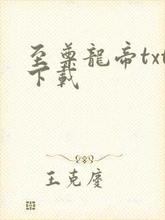 至尊龙帝txt下载