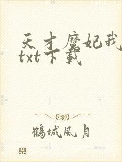 天才魔妃我要了txt下载