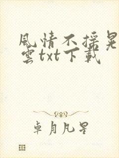 风情不摇晃百度云txt下载