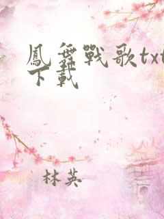 凤舞战歌txt下载