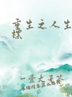 重生之人生新目标