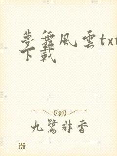 梦舞风云txt下载