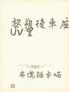 黎朔后车座上SUV里