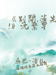 《别闹,薄先生!》沈繁星