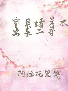 宝贝堵着不许流出来二哥