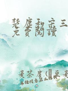 楚尘和宋三小姐免费阅读