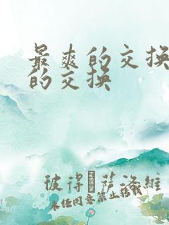最爽的交换疯狂的交换