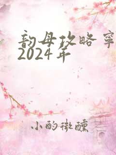 韵母攻略宁秋婉2024年