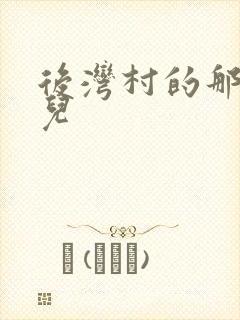 后湾村的那些事儿