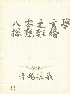 八零之玄学大师总想离婚