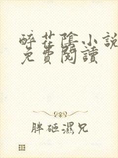 醉花阴小说全文免费阅读