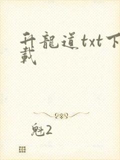 升龙道txt下载