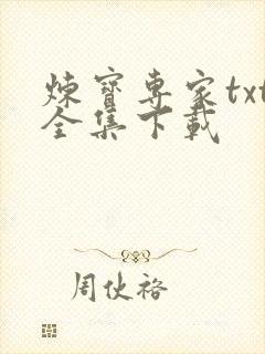 炼宝专家txt全集下载