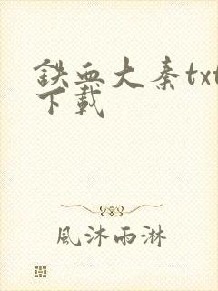 铁血大秦txt下载