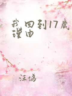 我回到17岁的理由