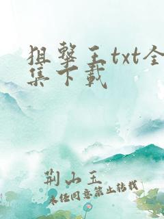 狙击王txt全集下载