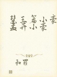 慧玉篇小豪续上孟卉小豪