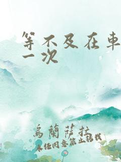 等不及在车里做一次