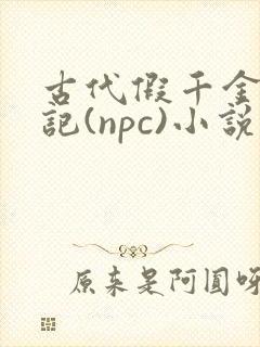 古代假千金挨日记(npc)小说
