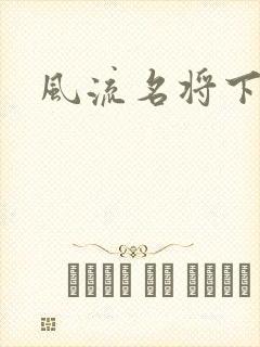 风流名将下载