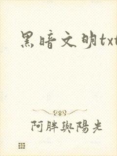 黑暗文明txt