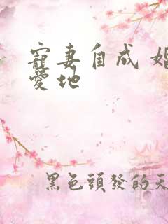 宠妻自成 婚天爱地