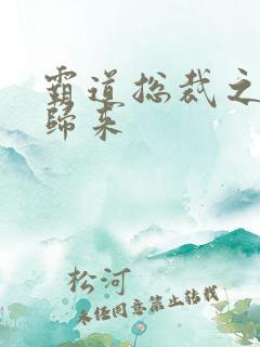 霸道总裁之出狱归来