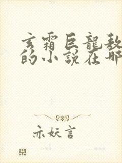 玄霜巨龙敖无极的小说在哪里看