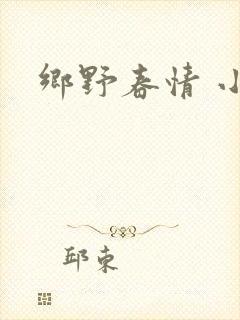 乡野春情 小说